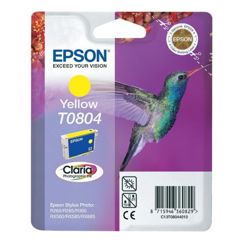 Epson+T0804+Inkjet+Cartridge+Yellow+T080440