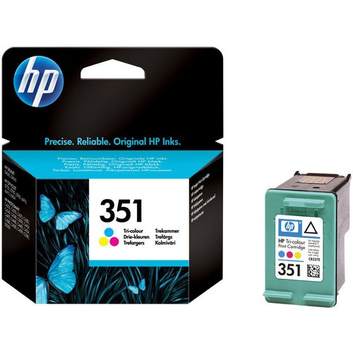 HP No.351 Inkjet Cartridge Tri-Colour CB337EE HP No.351 Inkjet Cartridge Tri-Colour CB337EE
