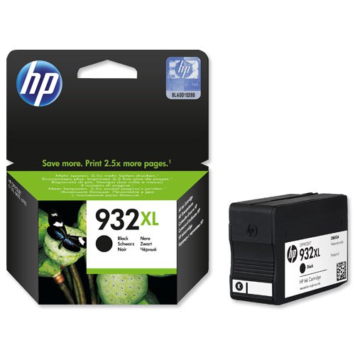 HP+No.932XL+Inkjet+Cartridge+High+Capacity+Black+CN053AE