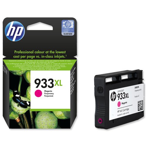 HP+No.933XL+Inkjet+Cartridge+High+Capacity+Magenta+CN055AE