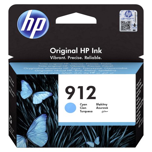HP+No.912+Inkjet+Cartridge+Cyan+3YL77AE