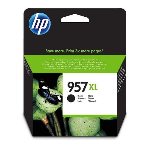 HP+No.957XL+Inkjet+Cartridge+Extra+High+Capacity+Black+L0R40AE