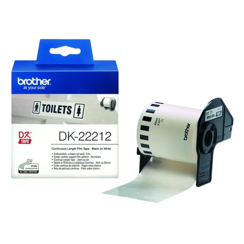 Brother Continuous Film Label Roll 62mm White DK-22212