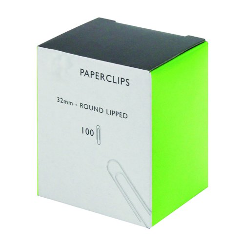 Paper+Clips+Large+Lipped+33mm+%28Pack+100%29