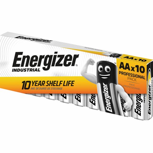 Energizer+Industrial+Battery+AA+%28Pack+10%29+636105