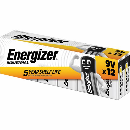 Energizer+Industrial+Battery+9V+%28Pack+12%29+636109