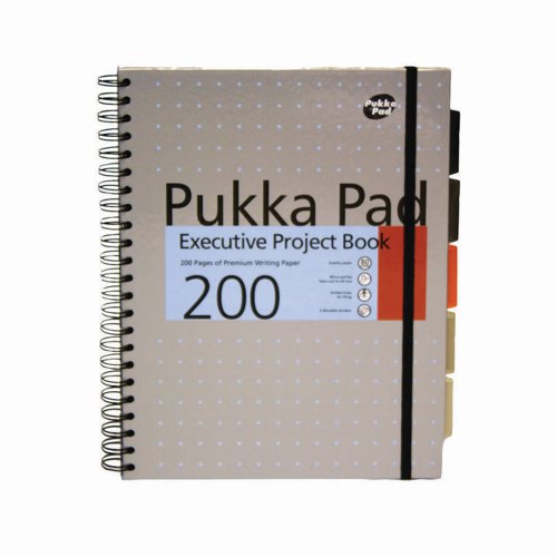 Pukka+Pad+Metallic+Executive+Project+Book+A4+200pages+6970-MET