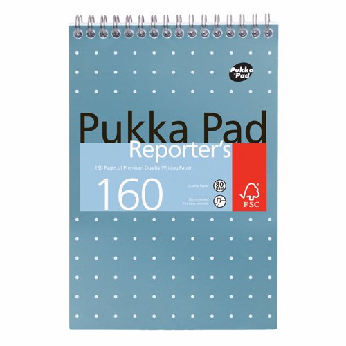 Pukka+Pad+Metallic+Reporters+Shorthand+Pad+140x205mm+160pages+NM001