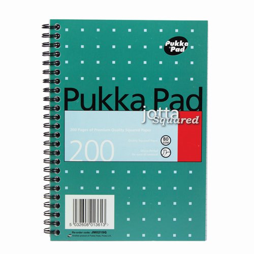 Pukka+Pad+Wirebound+Jotta+Notepad+Squared+A5+200pages+JM021SQ