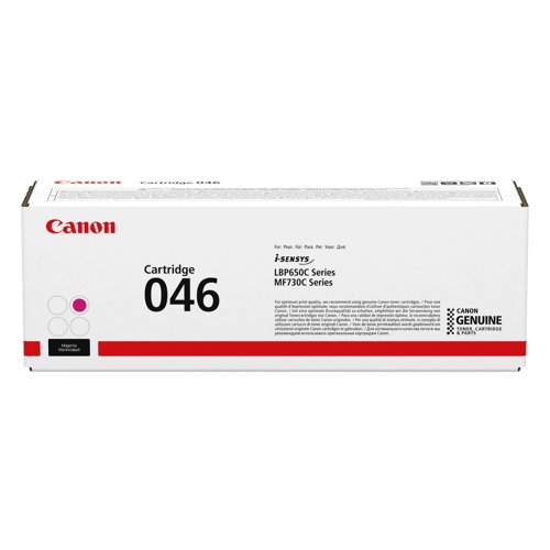 Canon 046M Toner Cartridge Magenta 1248C002 Canon 046M Toner Cartridge Magenta 1248C002