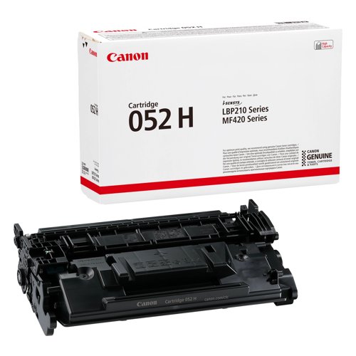 Canon 052H Toner Cartridge High Capacity Black 2200C002 Canon 052H Toner Cartridge High Capacity Black 2200C002