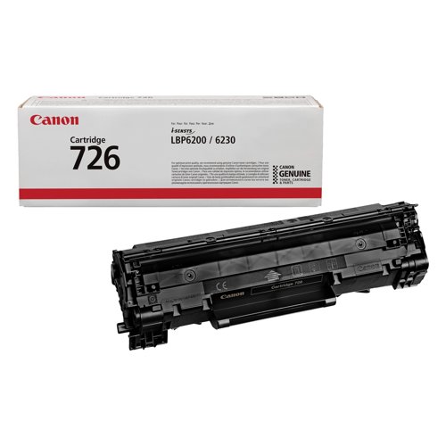 Canon 726 Toner Cartridge Black 3483B002 Canon 726 Toner Cartridge Black 3483B002