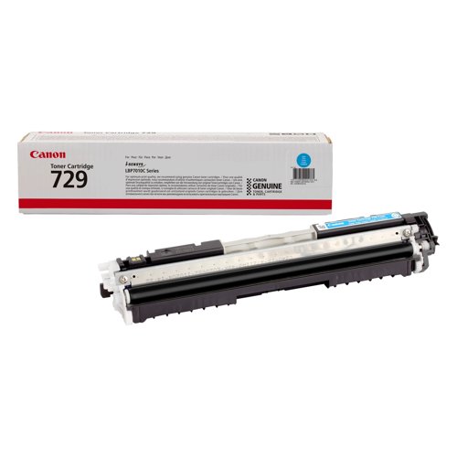 Canon 729C Toner Cartridge Cyan 4369B002 Canon 729C Toner Cartridge Cyan 4369B002