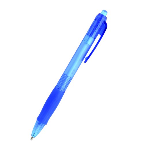 Retractable+Ball+Pen+Medium+Blue