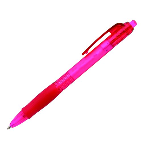 Value Retractable Ball Pen Medium Red