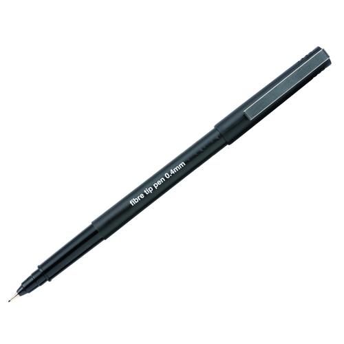 Value Fibre Tip Pen Black