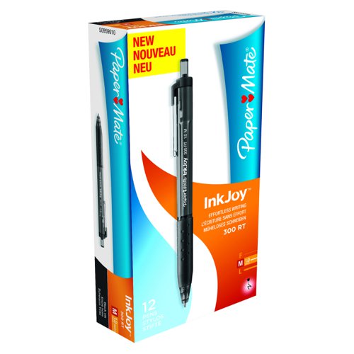 Paper+Mate+InkJoy+300+Retractable+Ballpoint+Pen+Black+S0959910