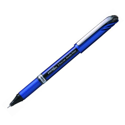 Pentel+EnerGel+Needlepoint+Pen+0.5mm+Tip+Black+BLN25-AX
