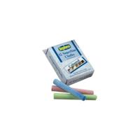 CHALK STICKS ASSORTED COLOURS (12)