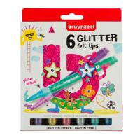 BRUYNZEEL GLITTER FELT TIP SET (6)