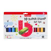 BRUYNZEEL SUPER STAMP FELT TIP SET (10)