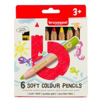 BRUYNZEEL SOFT COLOUR PENCIL SET (6)