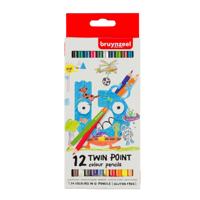 BRUYNZEEL TWIN POINTS COL PENCIL (12)