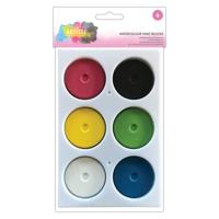 ARTISTE WATERCOLOUR PAINT BLOCKS (6COL)