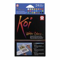 SAKURA KOI WATER COLORS SKETCH BOX 24COL