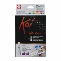 SAKURA KOI WATER COLORS SKETCH BOX 24COL