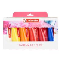 TALENS ACRYLIC COLOUR SET 75ML ASST (12)