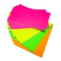 FLUORESCENT CARD 6X4INCH (PACK 24)