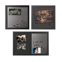 BI-OFFICE BLACK SHADOW MESSAGE BOARD SET