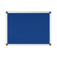BI-OFFICE MAYA NOTICEBOARD 600X450 BLUE