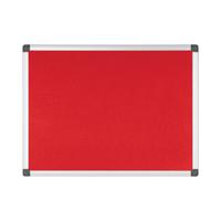 BI-OFFICE MAYA NOTICEBOARD 600X450 RED