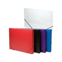 PVC DOCUMENT BOX 30MM CLEAR (SINGLE)