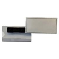 REUSABLE MAGNETIC BADGE 40X75MM (10)