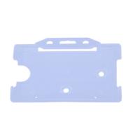 RIGID PLASTIC ID CARD HOLDER CLEAR