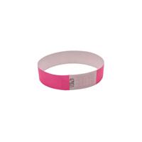TYVEK WRISTBANDS 19MM FLUO PINK (1000)