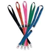 BADGE LANYARD 20MM RED