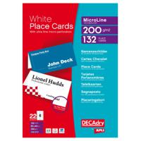 DECAdry Place Cards 85x46mm (Pack 132) OCB3713-3