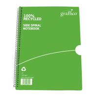 CARD COVER SPIRAL NOTEBOOK A5 (PACK 10)