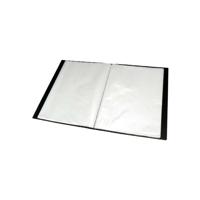 SOFT COVER DISP BK A4 10 PKT BLACK