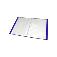 SOFT COVER DISP BK A4 10 PKT BLUE