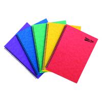 Pukka Pad Sidebound Pressboard Notebook A5 120pages Assorted Colours A (Pack 10) 7270-PRS