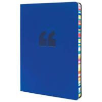 COLLINS EDGE CASEBOUND NOTEBOOK A5 BLU