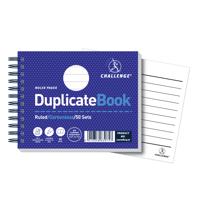CHALLENGE WBND DUP BK RULED 105X130