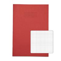 RHINO EX BOOK A4 5MM SQR RED (50)