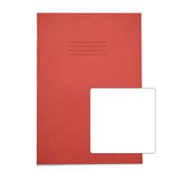 RHINO EX BOOK A4 PLAIN RED (50)