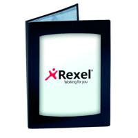 REXEL CLEARVIEW DISP BK 24PKT BLK 10320